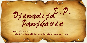 Đenadija Panjković vizit kartica